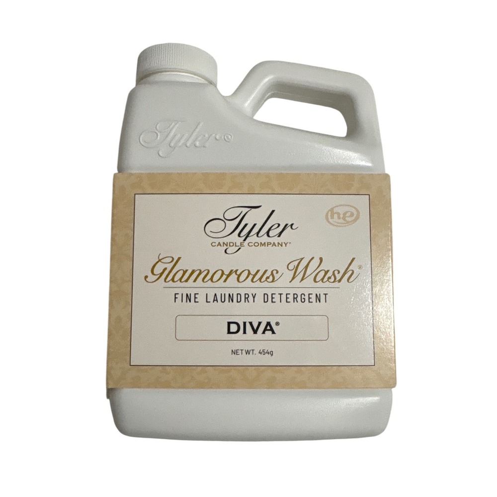 Tyler Candle Company Glamorous Wash DIVA Scent Fine Laundry Detergent 16oz HE